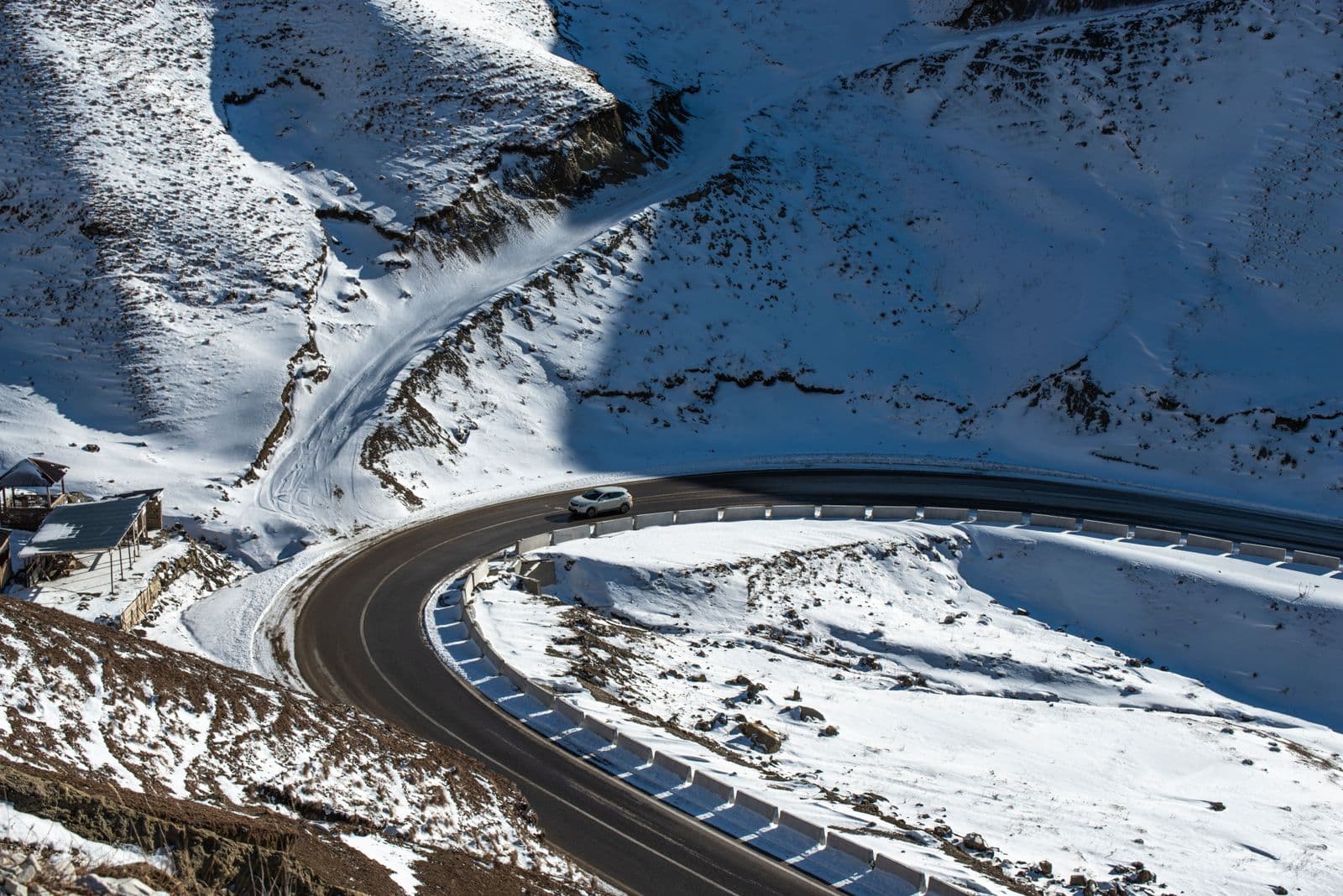 Two-Day Vehicle Entry in a snowy mountain setting